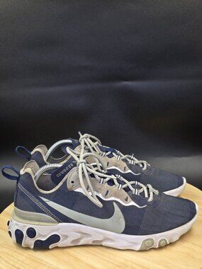 Nike Mens React Element 55 Dallas Cowboys Shoes CK4801-400 Mens Size 9